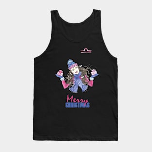 Merry Christmas Libra Winter Holidays Tank Top